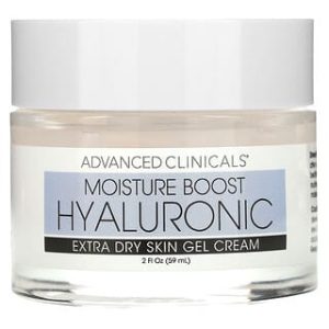 Advanced Clinicals, Moisture Boost Hyaluronic, Extra Dry Skin Gel Cream, 2 fl. oz. (59 ml)