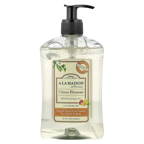 A La Maison de Provence, Liquid Soap, For Hand & Body, Citrus Blossom, 16.9 fl oz (500 ml)
