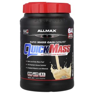 ALLMAX, QuickMass®, Rapid Mass Gain Catalyst, Vanilla, 3.5 lbs (1.59 kg)