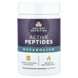Ancient Nutrition, Active Peptides, Metabolism, 60 Capsules