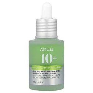 Anua, Azelaic Acid 10 Hyaluron Redness Soothing Serum, 1.01 fl oz (30 ml)