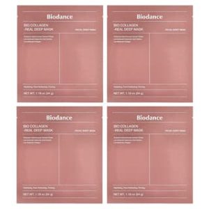 Biodance, Bio Collagen Real Deep Beauty Mask, 4 Sheets, 1.19 oz (34 g) Each