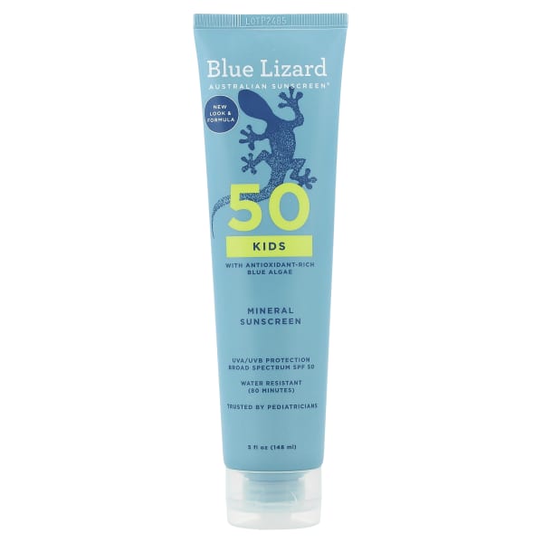Blue Lizard Australian Sunscreen, Kids Mineral Sunscreen, SPF 50, 5 fl oz (148 ml)