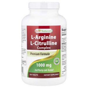 Best Naturals, L-Arginine, L-Citrulline Complex, 1,000 mg, 250 Tablets