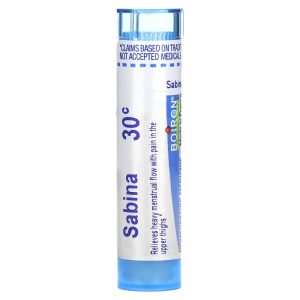 Boiron, Sabina, 30C, Menstrual Pain Relief, Approx. 80 Pellets