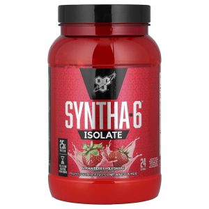 BSN, Syntha-6® Isolate, Protein Powder Drink Mix, Strawberry Milkshake, 2.01 lbs (912 g)