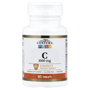 21st Century, Vitamin C, 1,000 mg, 60 Tablets
