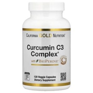 California Gold Nutrition, Curcumin C3 Complex® with BioPerine®, 120 Veggie Capsules
