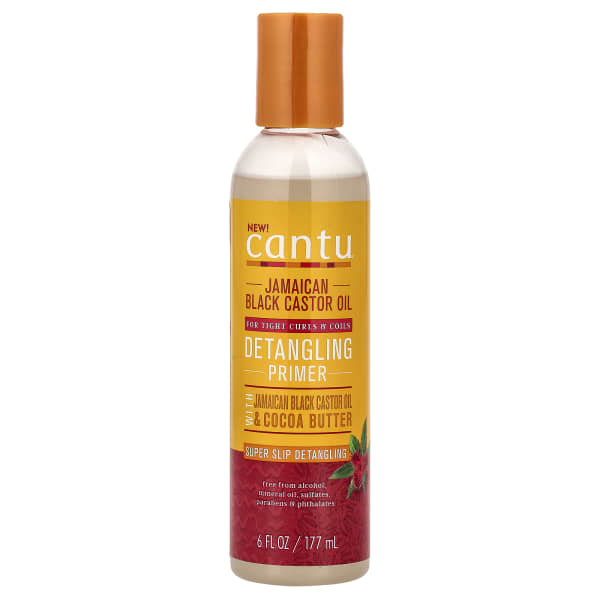 Cantu, Detangling Primer with Jamaican Black Castor Oil & Cocoa Butter, 6 fl oz (177 ml)