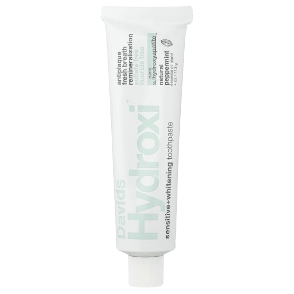 Davids, Hydroxi™, Sensitive + Whitening Toothpaste, Natural Peppermint , 4 oz (113 g)