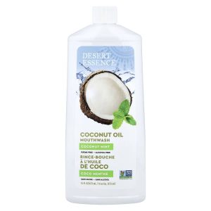 Desert Essence, Coconut Oil Mouthwash, Coconut Mint, 16 fl oz (473 ml)