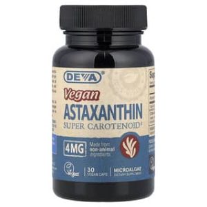 Deva, Vegan Astaxanthin, 4 mg, 30 Vegan Caps