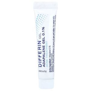 Differin, Adapalene Gel 0.1 % Acne Treatment, Fragrance Free, 0.5 oz (15 g)