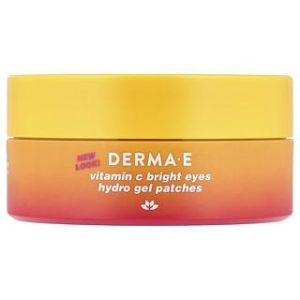 Derma E, Vitamin C Bright Eyes Hydro Gel Patches, For All Skin Types, 60 Gel Patches