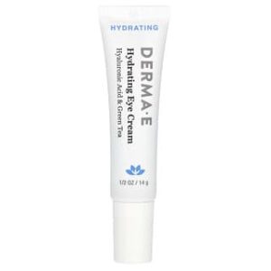 Derma E, Hydrating Eye Cream, Hyaluronic Acid, Green Tea, 1/2 oz (14 g)