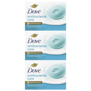 Dove, Antibacterial Care, Beauty Bar Soap , 3 Bars, 3.17 oz (90 g) Each