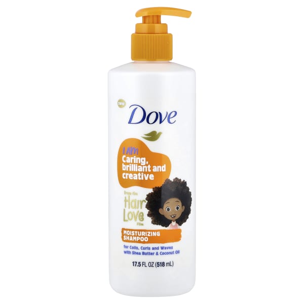 Dove, Kids Care, Moisturizing Shampoo, For Coils, Curls and Waves, 17.5 fl oz (518 ml)