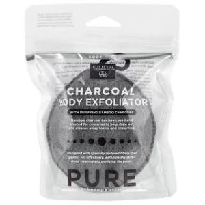 Earth Therapeutics, Pure, Charcoal Body Exfoliator with Purifying Bamboo Charcoal, 1 Exfoliator
