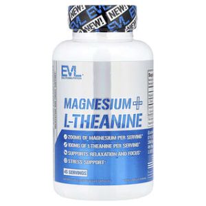 EVLution Nutrition, Magnesium plus L-Theanine, 90 Veggie Capsules