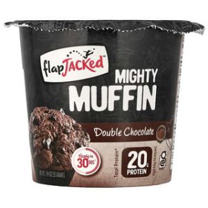 FlapJacked, Mighty Muffin, Double Chocolate, 1.94 oz (55 g)