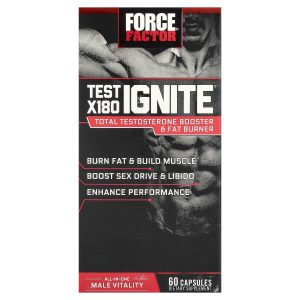 Force Factor, Test X180 Ignite®, 60 Capsules