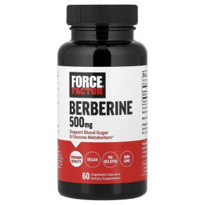Force Factor, Berberine , 500 mg , 60 Vegetable Capsules