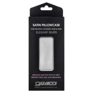 Giovanni, Satin Pillowcase, Elegant Silver,  1 Pillowcase