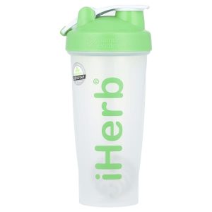 iHerb Goods, iHerb Blender Bottle with Blender Ball, Green, 28 oz