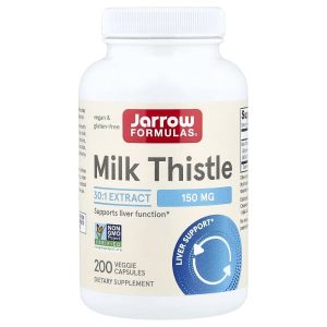 Jarrow Formulas, Milk Thistle, 150 mg, 200 Veggie Capsules