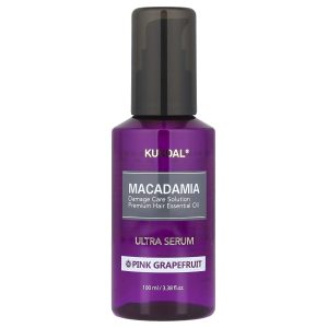Kundal, Macadamia Ultra Hair Serum, Pink Grapefruit, 3.38 fl oz (100 ml)