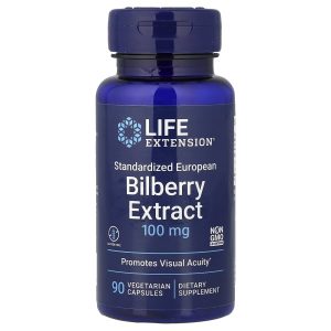 Life Extension, Bilberry Extract, 100 mg, 90 Vegetarian Capsules