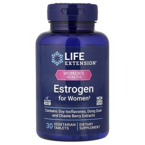 Life Extension, Women's Health, Estrogen for Women, 30 Vegetarian Tablets