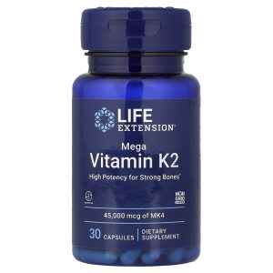 Life Extension, Mega Vitamin K2, 45,000 mcg, 30 Capsules