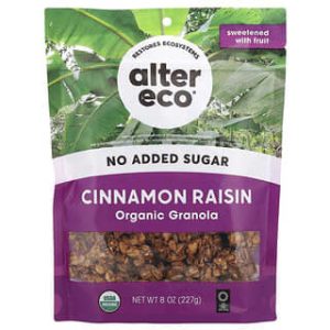 Alter Eco, Organic Granola, Cinnamon Raisin, 8 oz (227 g)