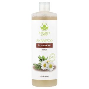 Mild By Nature, (Nature's Gate), Herbal Shampoo for Normal Hair, 16 fl oz (473 ml)