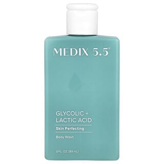 Medix 5.5, Body Wash, Skin Perfecting, Glycolic + Lactic Acid, 3 fl oz (89 ml)