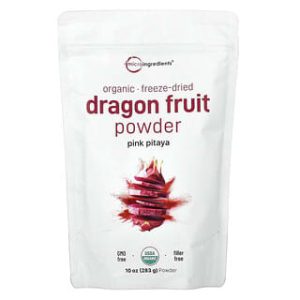 Micro Ingredients, Organic Dragon Fruit Powder, Freeze-Dried, 10 oz (283 g)