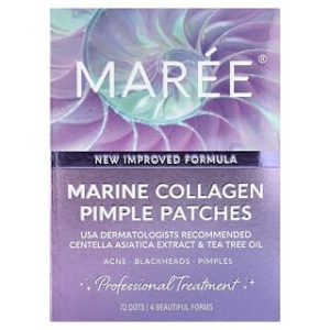Maree, Marine Collagen Pimple Patches, 72 Dots