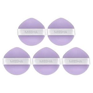 Missha, Glow Layering Fit Puff, 5 Pieces