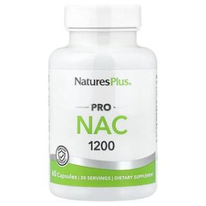 NaturesPlus, Pro, NAC 1200, 60 Capsules (600 mg per Capsule)