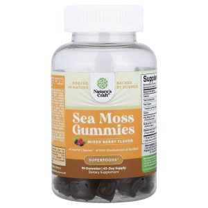 Nature's Craft, Sea Moss Gummies, Mixed Berry, 90 Gummies