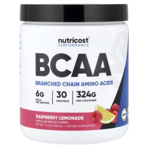 Nutricost, Performance, BCAA, Raspberry Lemonade, 11.6 oz (324 g)