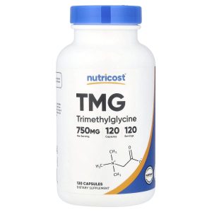 Nutricost, TMG, 750 mg, 120 Capsules