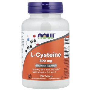 NOW Foods, L-Cysteine, 500 mg, 100 Tablets