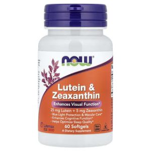 NOW Foods, Lutein & Zeaxanthin, 60 Softgels
