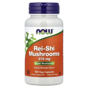 NOW Foods, Rei-Shi Mushrooms, 100 Veg Capsules
