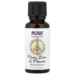 NOW Foods, Essential Oils, Peace, Love & Flowers, 1 fl. oz (30 ml)