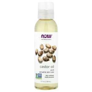 NOW Foods, Solutions, Castor Oil, 4 fl oz (118 ml)