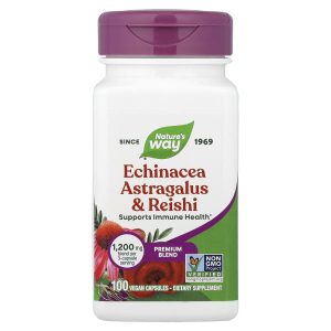 Nature's Way, Echinacea Astragalus & Reishi, 100 Vegan Capsules