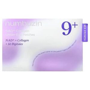 Numbuzin, No.9 NAD+ Collagen Under Eye Patches, 5 Pairs